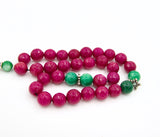 Jade and Pearl Sterling Silver Prayer Beads