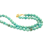 Islamic Turquoise Gold Coin Necklace