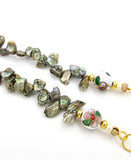 Dark Olive Green Pearl Eyeglasses Chain