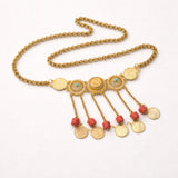 Gold Coral Kurdish Chain Belt