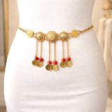 Gold Coral Kurdish Chain Belt