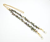 Dark Olive Green Pearl Eyeglasses Chain