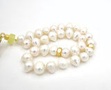 Pearl and Gold Coin Prayer Beads