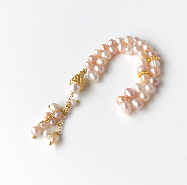PEARL GOLD HANDMADE SMALL TASBIH – injijewelry - Main Image