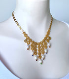 PEARL GOLD STATEMENT NECKLACE