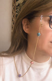 MULTICOLOR METAL BEAD EYEGLASSES AND MASK CHAIN
