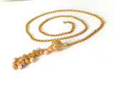 Pearl Tassel Gold Chain Ladies Belt