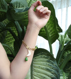 Golden Moon Jade Bracelet