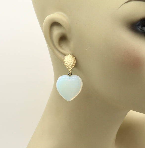 Asymmetrical Quartz Earrings